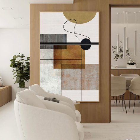 Composição Geométrica Bauhaus - Modelo ABS26