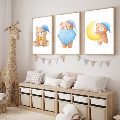 Alfabeto Divertido Quarto Infantil - Modelo INF8